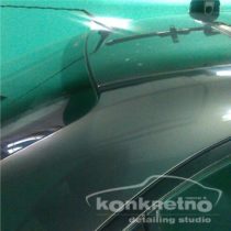 Удаление вмятины на задней правой стойке