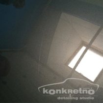 Царапина на капоте авто