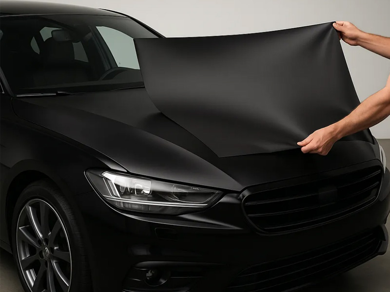 Черная пленка на авто